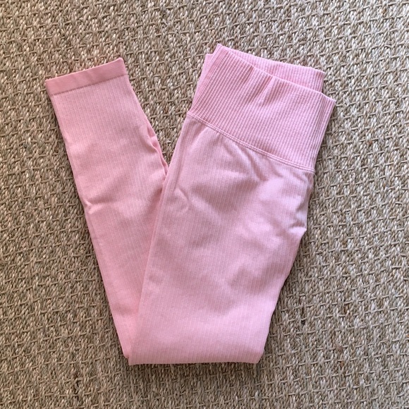 PHIT athletics Pants - PHIT athletics / peach ribbed seamless leggings - new